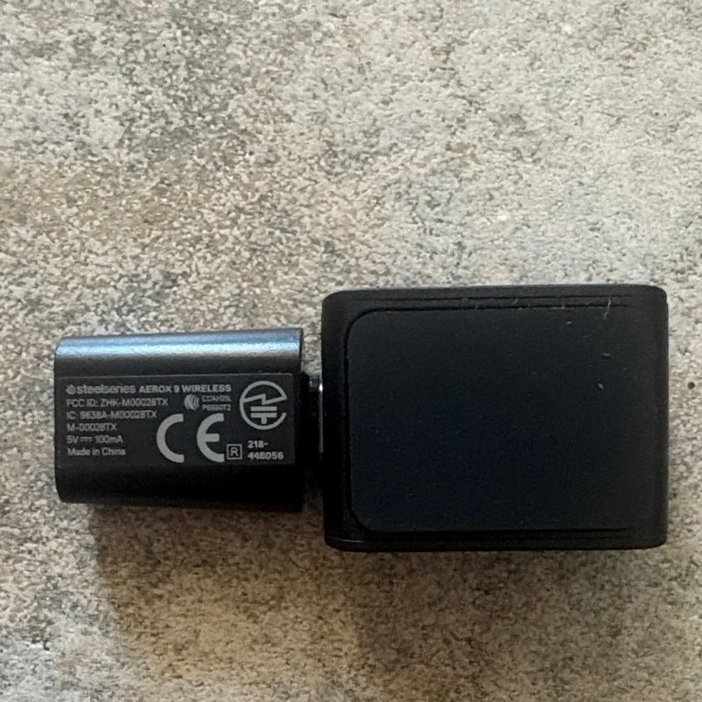SteelSeries Black Mouse USB Adapter